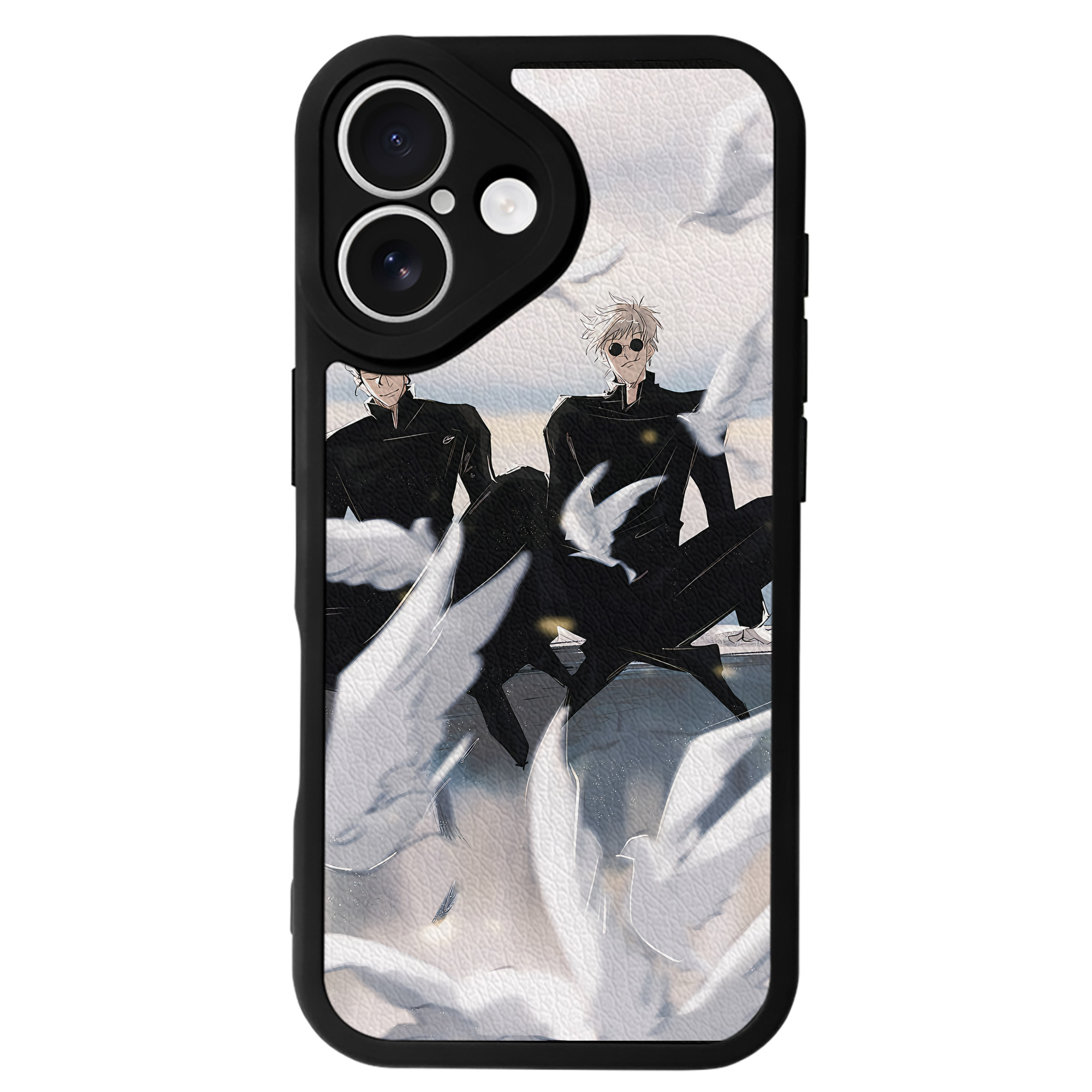 （画像用） 呪術廻戦 Jujutsu Kaisen 【iPhone 16シリーズ対応】シリコンスマホケース（レザー調） 材質：シリコン